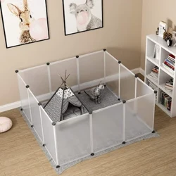 Có Thể Gập Lại Cho Thú Cưng Chó Thảm Chơi Thùng Hàng Rào Chó Con Chó Giống Nhà Tập Thể Dục Huấn Luyện Lồng Chó Con Mèo Con Không Gian Chó Supplie Động Vật Nhỏ Lồng