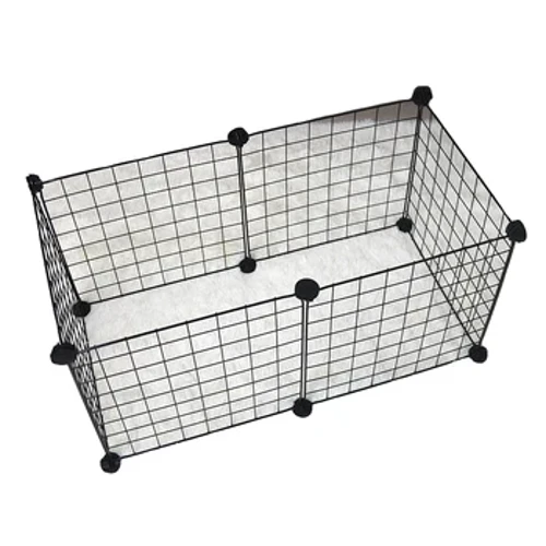 Lipat 6 Panel Anjing Pet Boks Pagar Peti Anak Anjing Kennel Rumah Latihan Kandang Anak Kucing Anak Kucing Ruang Aksesoris Anjing