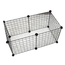Pliable 6 panneaux chien de compagnie parc caisse clôture chiot chenil maison exercice formation Cage chiot chaton espace chien accessoires
