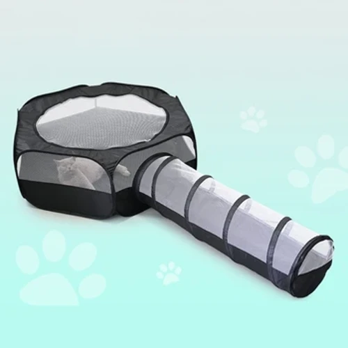 Складная трубка и манеж, игрушка PlayTunnel, палатка, дом для собак, игровая трубка, устойчивая к царапинам, скука, домашняя развлекательная игрушка для домашних животных