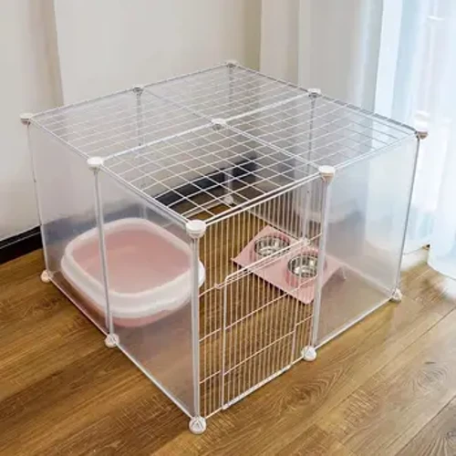 Výška 45 cm DIY ohrádka pro domácí mazlíčky Ohrady Štěně Kotě Velká bouda Domeček Kočka Pes Plastový plot na dvorek Klec pro malé zvíře Přepravka