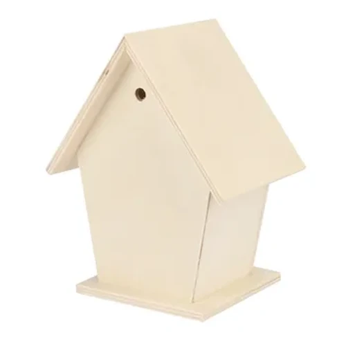Nyth Adar Pren Gwanwyn yn hongian Tŷ Adar Naturiol Cawell Adar Pren Gorffwys Lle Gorffwys Blwch Pren Birdhouse Awyr Agored wedi'i Foi ar Wal