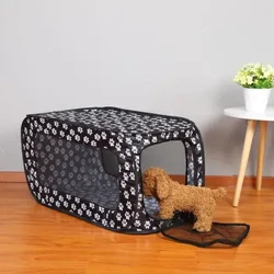 Peataí Dronuilleogach Fillte Iniompartha Tent Madraí Cage Súgartha Fál Puppy Kennel Cat Peataí Imeartha Tollán Teach Madraí Breathable