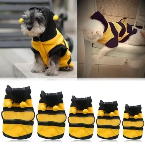 Bišu mājdzīvnieku kucēnu Mētelis Apģērbs Apģērbs Vilnas Apģērbi Suņu Kaķu Kapucis Iedomātā kostīms Helovīna Cosplay Džemperis Suņu kapuces