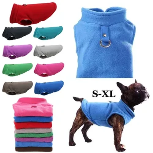 Mùa Đông Quần Áo Cho Chó Dành Cho Chó Nhỏ/Mèo Ấm Áo Len Nỉ Vest Dây Áo Khoác Con Chó Con Thú Cưng Trang Phục Chi Bulldog Trang Phục
