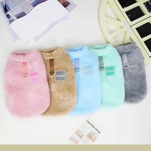 Fleece Djurkläder Varm Hundväst Kappa Pullover Valptröja Kattkläder för Chihuahua Yorkie Terrier Shih tzu Pet Outfit