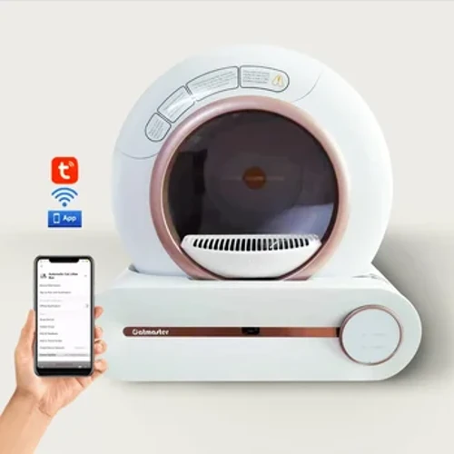 Smart Self Cleaning Cat Litter Pusa Fa'amama Otometi Cat Toilet App Control Lonic Deodorizer Cat Litter Tray Arenero Gato