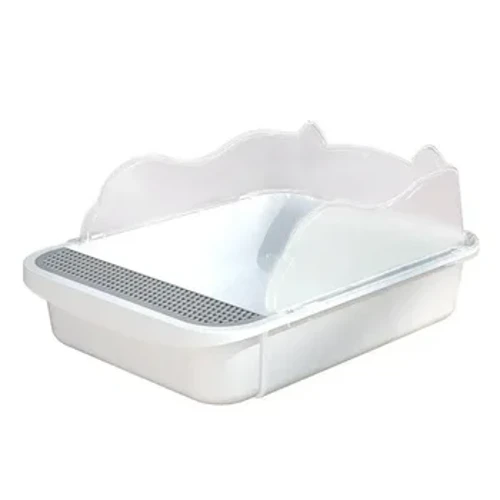 Lapo'a Tatala Pusa Litter Pusa Palasitika Anti-Splash Cats Toilet Pet Sandbox Kitten Tray Bedpan Fa'amamaina Fa'apa Ta'ele Sapalai