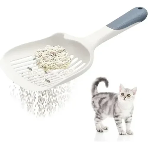 Pelle à litière pour chat, une pelle à litière en plastique légère et Durable, tamisage efficace, nettoyage facile