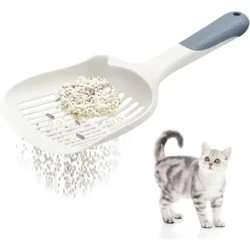 Kattenbakschepper, een lichte en duurzame kunststof kattenbakschepper, effectief zeven, eenvoudig schoonmaken