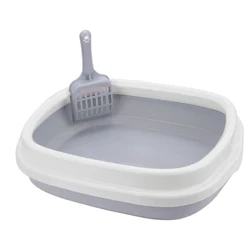 Mèo Hộp 1 Bộ Phân Huấn Luyện Cát Hộp Cho Chó Mèo Có Muỗng Vệ Sinh Cho Thú Cưng Bedpan Chống văng Nhà Vệ Sinh Cho Chó