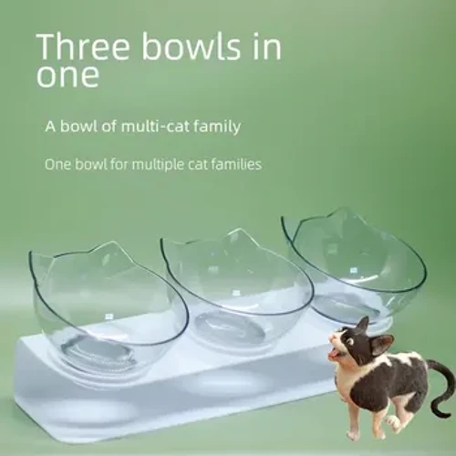Automatischer Trinknapf für Katzen Schützt die Halswirbelsäule Schräger Mund Kätzchen Trinkwasser Katzenfutternapf