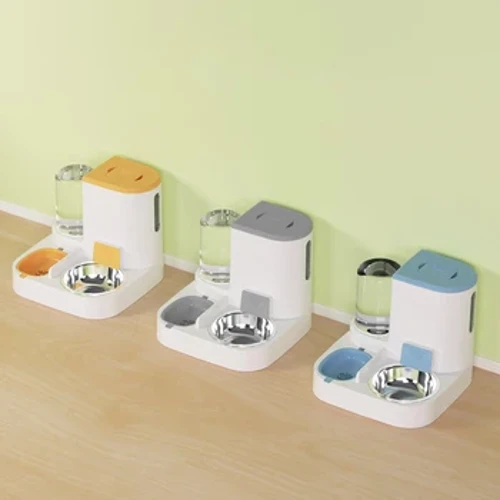 Alimentatore automatico per gatti Distributore di acqua per gatti Ciotola per gatti Ciotola per cibo per cani Alimentatore automatico Macchina per l'alimentazione di cibo per gatti Forniture per animali domestici
