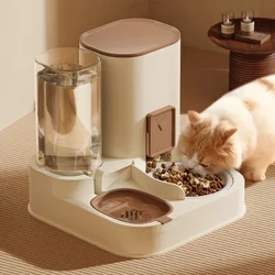 Ny kattkatt Vattendispenser med stor kapacitet Torr våtseparering för automatisk matare Dricksvattenförsörjning Matbehållare