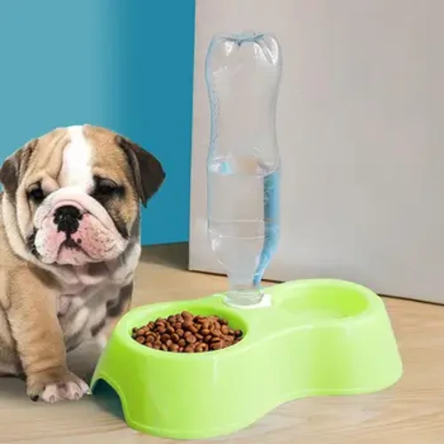 Abnehmbares Futternapf-Set für Haustiere. Robuster doppelter Katzen- und Hundenapf. Tränkezubehör. Futterbehälter. Futternapf. Haustierbedarf.