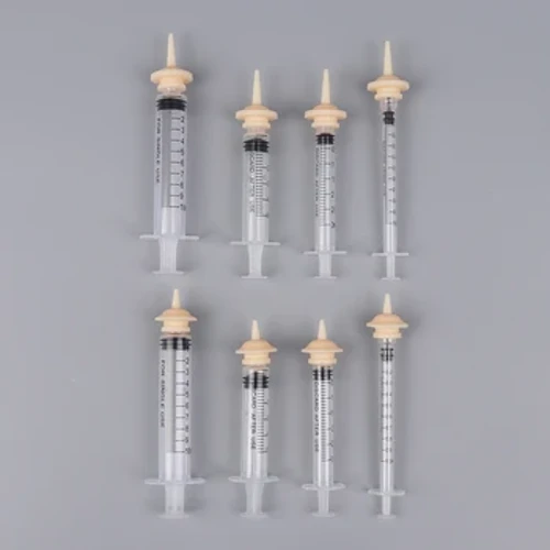 Pet Feeding Nipple Para sa Puppy Dog Cat Hamster Feeding Pacifier Medicine Feeding Oral Syringe With Silicone Nipple Feeder