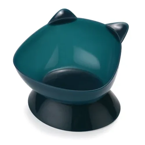 Cat Bowl High Pet Bowl Gimdos kaklelio stuburo apsauga Kačių maisto dubenėlio maitinimo baseinas