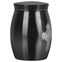 Cross Cremation Urn Ashes Metal Urn Human Ashes Decorative Urns Keepsake Urn Memorial Urn Burial Urns Funerary Ashes Container