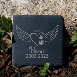 Personalized Pet Memorial Stone Custom Dogs Name of Death Personalized Pet Loss Gifts Dog Grave Marker Plakat Tombstone Custom