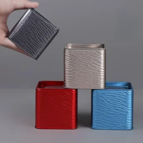 Bình đựng thú cưng bằng kim loại vuông nhỏ, quà lưu niệm tro động vật tang lễ, hỏa táng thú cưng, trang trí tưởng niệm, vật phẩm tưởng niệm chó, chó đã qua đời