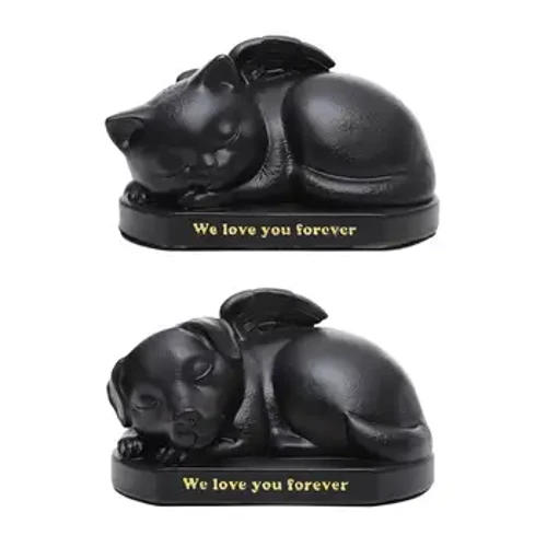 Cremation Memorial Urn Urn Box Storage Pet Memorial Figurine Panatilihin Alaala Alagang Urn para sa Living Room Lawn Backyard Home Garden