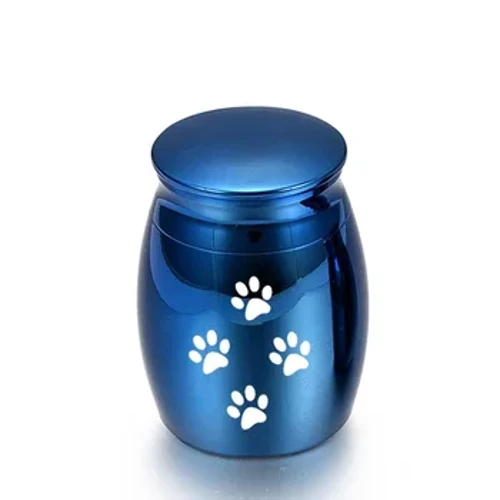 Thú Cưng Tưởng Niệm Thú Cưng Urn Chú Chó Paw In Tóc Răng Bộ Sưu Tập Urn Cho Tro Chết Chó Mèo Tang Lễ Urn Urna Para Ceniza De Mascota