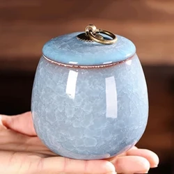 Urn for Pet Ashes-Urns Memorial Cemation Urns-Χειροποίητα μαύρα διακοσμητικά δοχεία για κηδεία，Unn for Pet Ashes-Dog Urn Urn for Pet