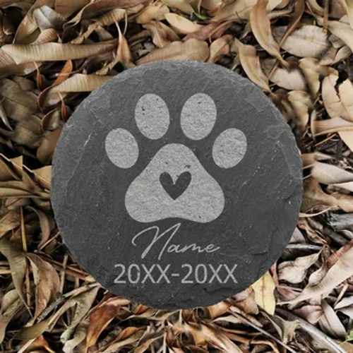 Pet Memorial Stone Custom Dogs Name and Date of Death Personalized Pet Loss Gifts Personalized Dog Grave Marker Plaque