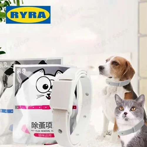 Flea & Collar Madraí & Cat Cosc ar Choláiste Inchoigeartaithe Peataí Rialú Lotnaidí Peataí Cosain Accessories Peataí Collar Flea Flea Rubber