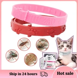Anti Kutu Kucing Kerah Kutu Kontrol Kucing Kalung Adjustable Timbal Kutu Kerah Kanggo Kucing Barang Kanggo Kucing Pet Persediaan Kucing Aksesoris