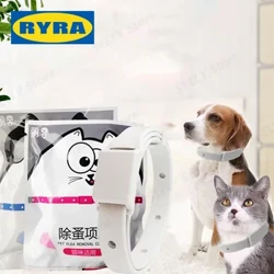Guler pentru câini și pisici Prevenirea puricilor și căpușelor Guler reglabil pentru animale de companie Controlul dăunătorilor Protejează gulerul de cauciuc pentru uciderea puricilor Accesorii pentru animale de companie
