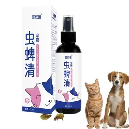 Pulci e zecche spray per cani da 100 ml di pulci per cani e trattamenti di zecche di pulci di nebbia e controllo delle zecche spray spruzzano le pulci per pidocchi zecche