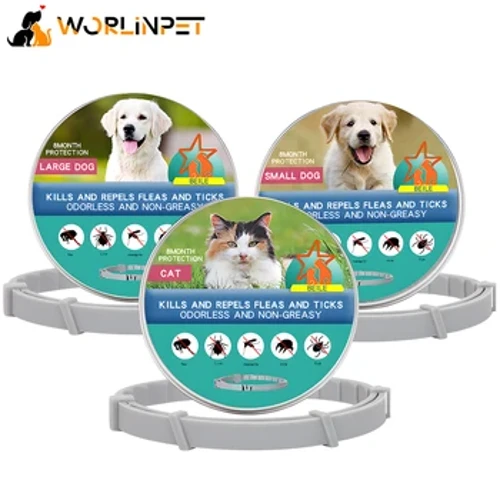 Hoʻomaʻamaʻa ʻia ʻo Vet & Tick Lapaʻau & Kāohi Kola no ka Puppy Cat Nui Nā ʻīlio Nui. 8 mahina pale