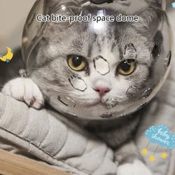 Nā Hāpai a me nā Kaʻi Kaʻa Paʻa Paʻa Paʻu Paʻa Paʻa Paʻa Paʻa no ka Pākīpika Astronaut Helmet Anti-Bite Cat Helmet Carrier & Cart