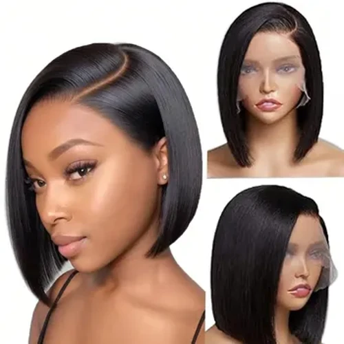 Fa'atauga Puupuu Bob Wig T Vaega Itu Itu Vaega Bob Wigs Lace Frontal Cuticle Fa'atutusa Mu'ai Fui Pasila Laulu Tagata mo Fafine uli
