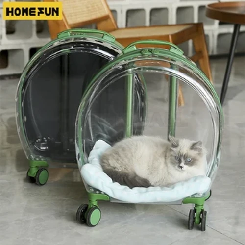 Cat Stroller Pet Stroller Pet Trolley Box Cat Koffer Cat Cart Portable Dog Outing Bag Cats Trolley Box Cats Transport Box