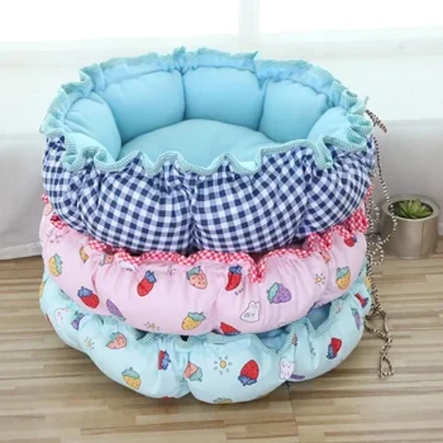 Cama para perros pequeños y medianos, cojín de algodón suave, cesta de invierno, sofá cálido, casa, cama para gatos, accesorios para perros, suministros para mascotas
