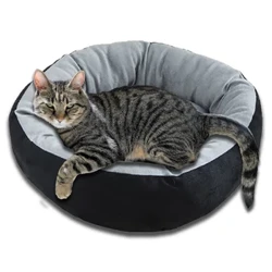 Giường Mèo Dễ Thương Nhà 60Cm Mèo Bông Đệm Nesk Sofa Cho Mèo Con Chó Con Giường Ấm Giỏ Mèo Phụ Kiện Thú Cưng giường Và Nhà