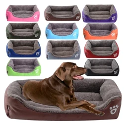 Mùa Đông Ấm Áp Cho Chó Lớn Sofa Giường Chó Quỳ Mèo Thảm Nhà Đệm Thú Cưng Ngủ Sofa Giường Cho Chó Lớn và Nhỏ