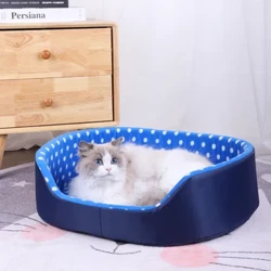 Katuaren ohea Pet Mat Produktuak Katuentzako Sofa Erosotasuna Txakurrak Osagarriak Etxea Burko eramangarria Lo egiteko hornigaiak Kuxina Kitten Oheak Mats