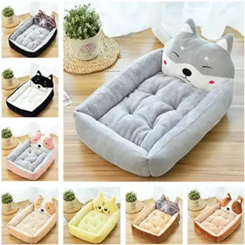 31 Umbhede Wezinja Wezilwane Ikhathuni Elimise Okufana Nombhede Lounger Sofa Okhiphekayo Umbhede Wenja Yesilwane Umbhede Wenja Amakheneli Okufudumala Ebusika Umatilasi Webhasikidi Omkhulu
