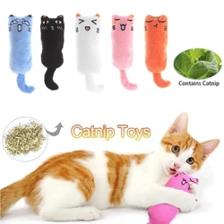 Kucing Chew Toys Rustle Sound Catnip Toys Kanggo Pets Cute Cat Toys kanggo Kitten Gigi Grinding Kucing Mewah Jempol Pet Aksesoris