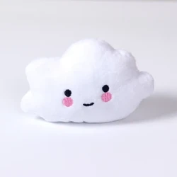 1 đồ chơi sang trọng/đồ chơi phát âm hình đám mây dễ thương và có giọng hát, đồ chơi cho chó mèo để chơi và thư giãn, nghiến răng, làm sạch răng và