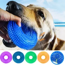 Pet Köpek Oyuncak Köpek Sondaj Oyuncak Molar Cızırtılı Diş Temizleme Halkası TPR Eğitim Pet Diş Çiğneme Oyuncağı Diken Köpek Aksesuarları