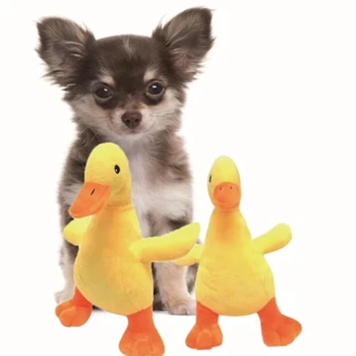 Плюшевий мультфільм Маленька жовта качка Щеня Собака Іграшка Pet Partner for Dog Cats Dental Health Accessories Pet Interactive Supplies