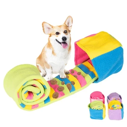 Dog Training Interactive Dog Puzzle Toys Educational Natural Foraging Skills Portable Pet Snuffle Toy For Fun Puppy Training