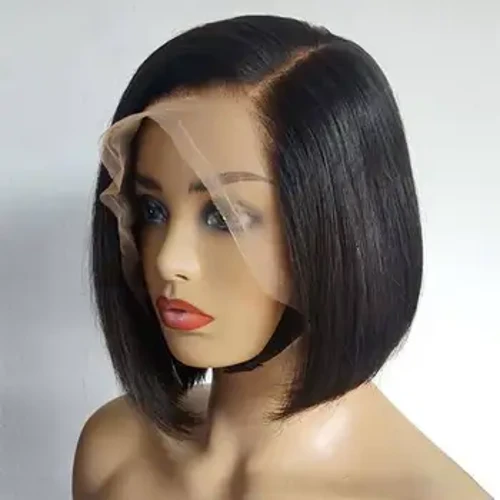 Ingxenye Eseceleni ka-Bob Wig Ileyisi Izinwele Zomuntu I-Bob Wigs 180 Ukuminyana I-Brazilian Straight Short T Part Iwigi Leleyisi Yabesifazane Abamnyama Abanezinwele Zezingane