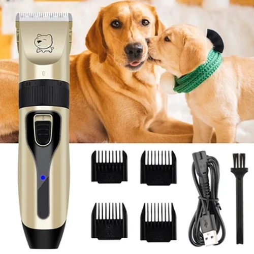 Clipper Gruaige Gairmiúla Madraí Trimmer Grúmaeireachta Leictreach do Peataí Meaisín Gearrtha Gruaige Ainmhithe Deicibeil Íseal