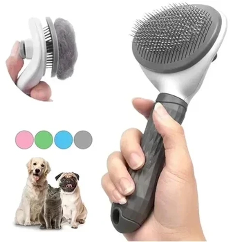 Bàn Chải Tẩy Lông Chó Mèo Bàn Chải Làm Đẹp Chống Trượt Thiết Bị Chải Lông Chó Thú Cưng Thép Không Gỉ Cho Chó Lược Tẩy Lông Thú Cưng