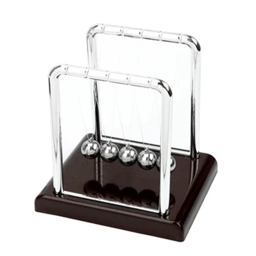 I-Newton's Cradle Desk Table Decor Metal Pendulum Ball Steel Ibhalansi Ibhola I-Newton Ball Physics Science Pendulum